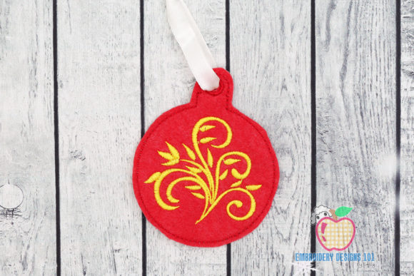 Christmas Ball ITH Ornament Review for Seasonal Embroidery