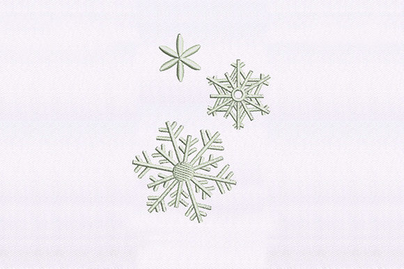 Crystalized Snowflakes Design Review for Seasonal Embroidery