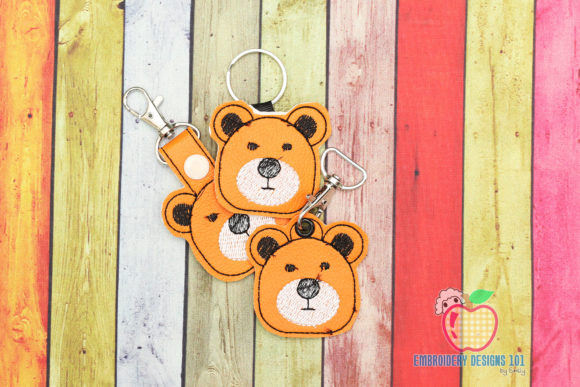 Cute Bear Face ITH Key Fob Review for Real Projects