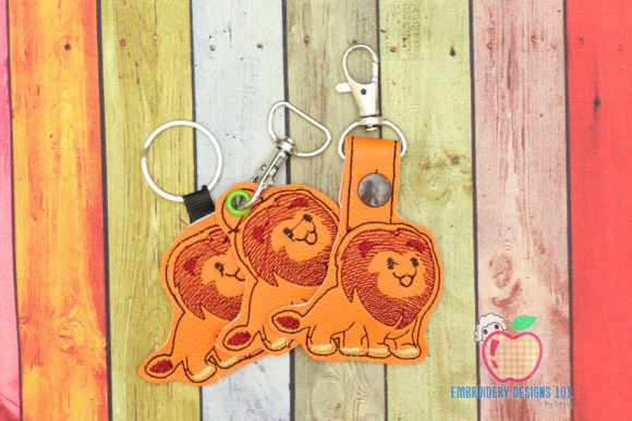 Cute Cartoon Lion Key Fob Design Review for Business Use
