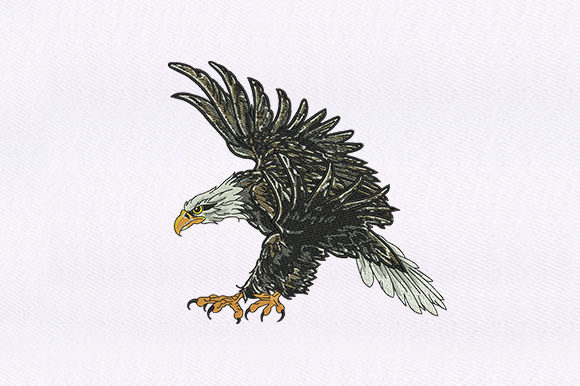 Descending Eagle Design: A Bold Statement for Craft Fairs