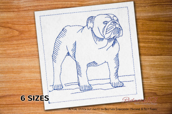 Hard Looking Bulldog Design Review: A Bold Embroidery Choice
