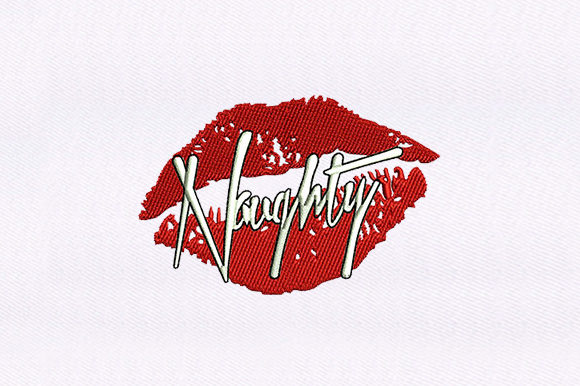 Naughty Red Lips Embroidery Design Review