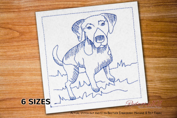 Pointer Hunting Dog Embroidery Design Review for Personalized Gifts