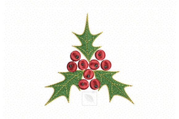 Red Holly Berries New Year Motive Review