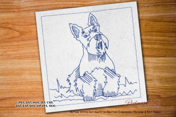 Scottie Dog Embroidery Design Review for Small Shop Sellers